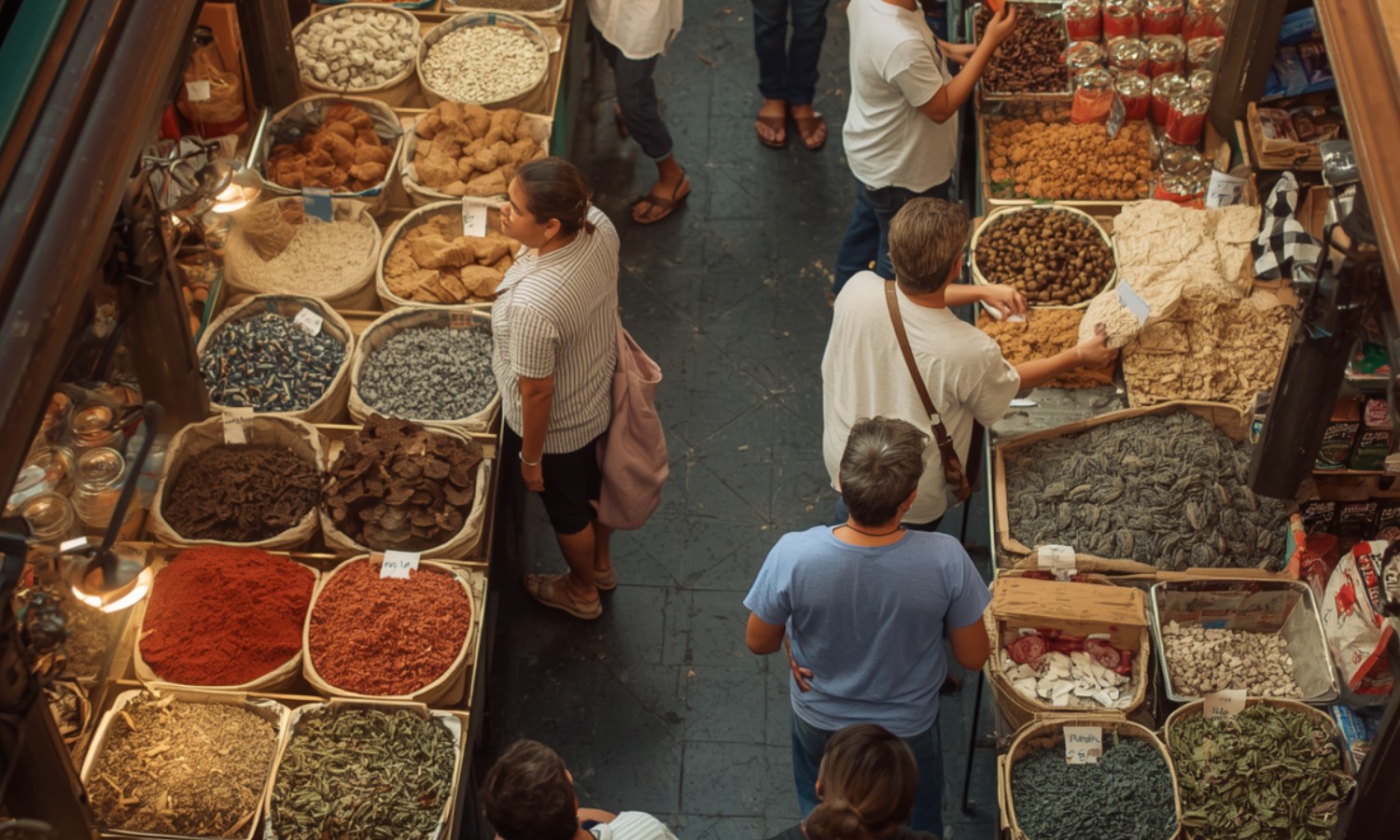 Exploring a spice market